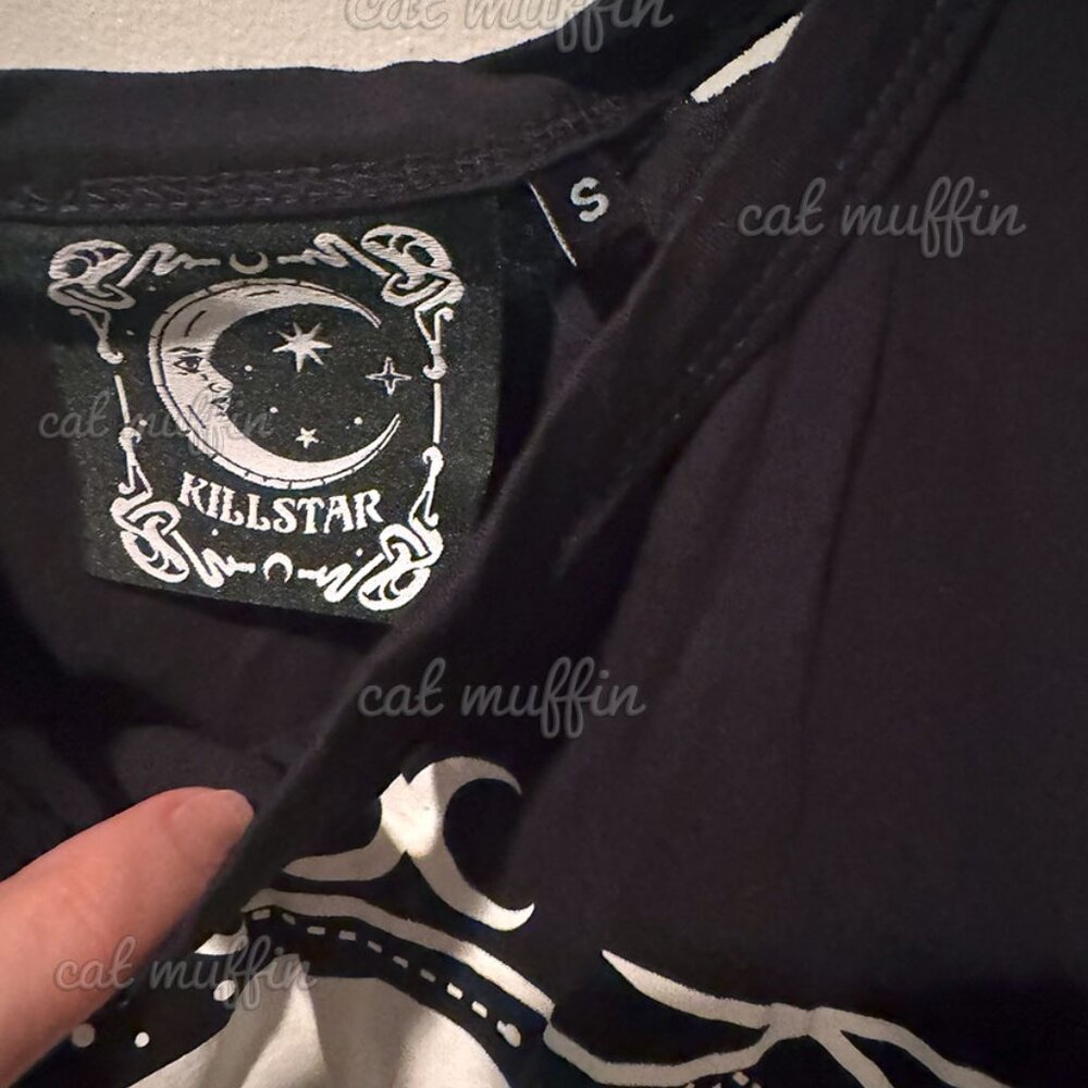 Killstar Moonspell Distress Top New!! Htf! View 4